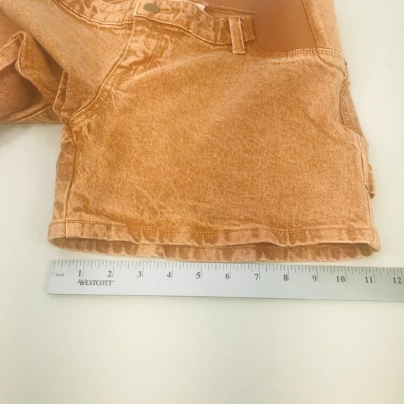 Isabel Maternity Ingrid/Isabel Women's Size 4 Side Panel Brown Carpenter Short - Picture 9 of 16